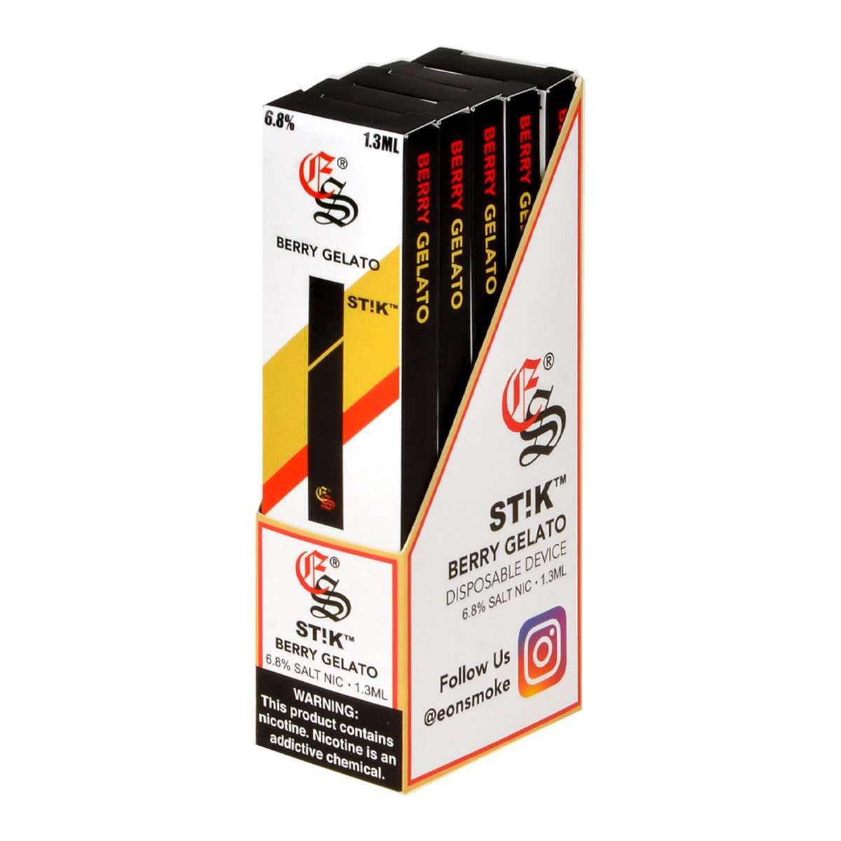 EonSmoke ST!CK DISPOSABLE VAPE 5CT EonSmoke ST!CK DISPOSABLE VAPE 5CT