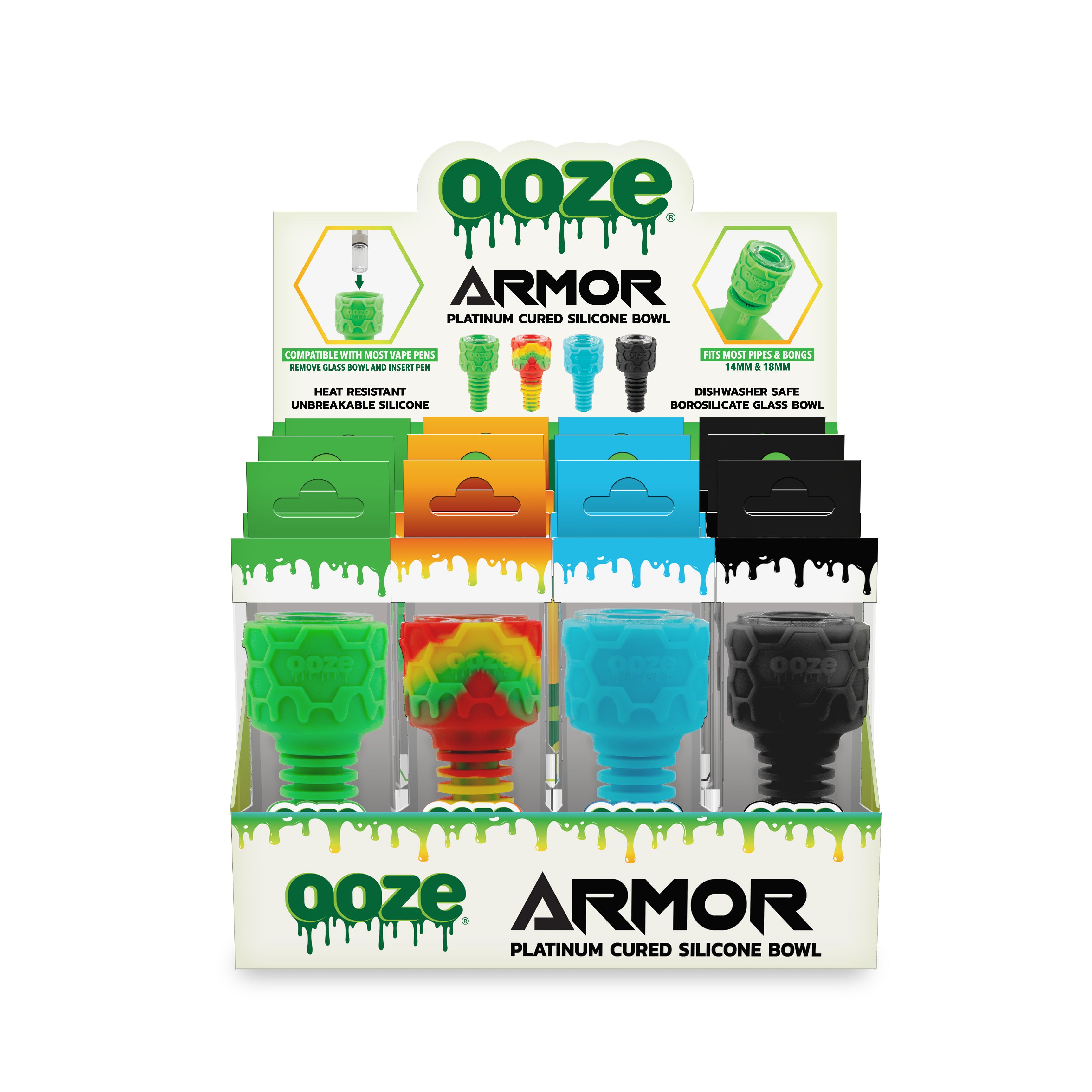 OOZE ARMOR SILICONE BOWL 12CT