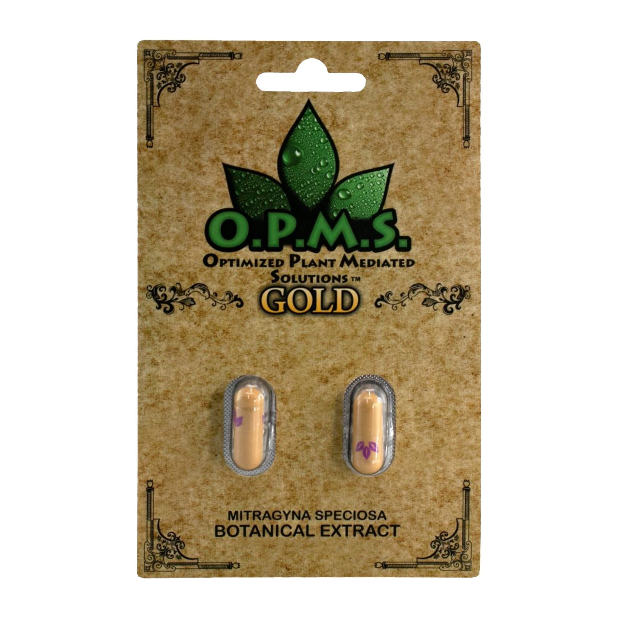 O.P.M.S. Gold Kratom Capsules