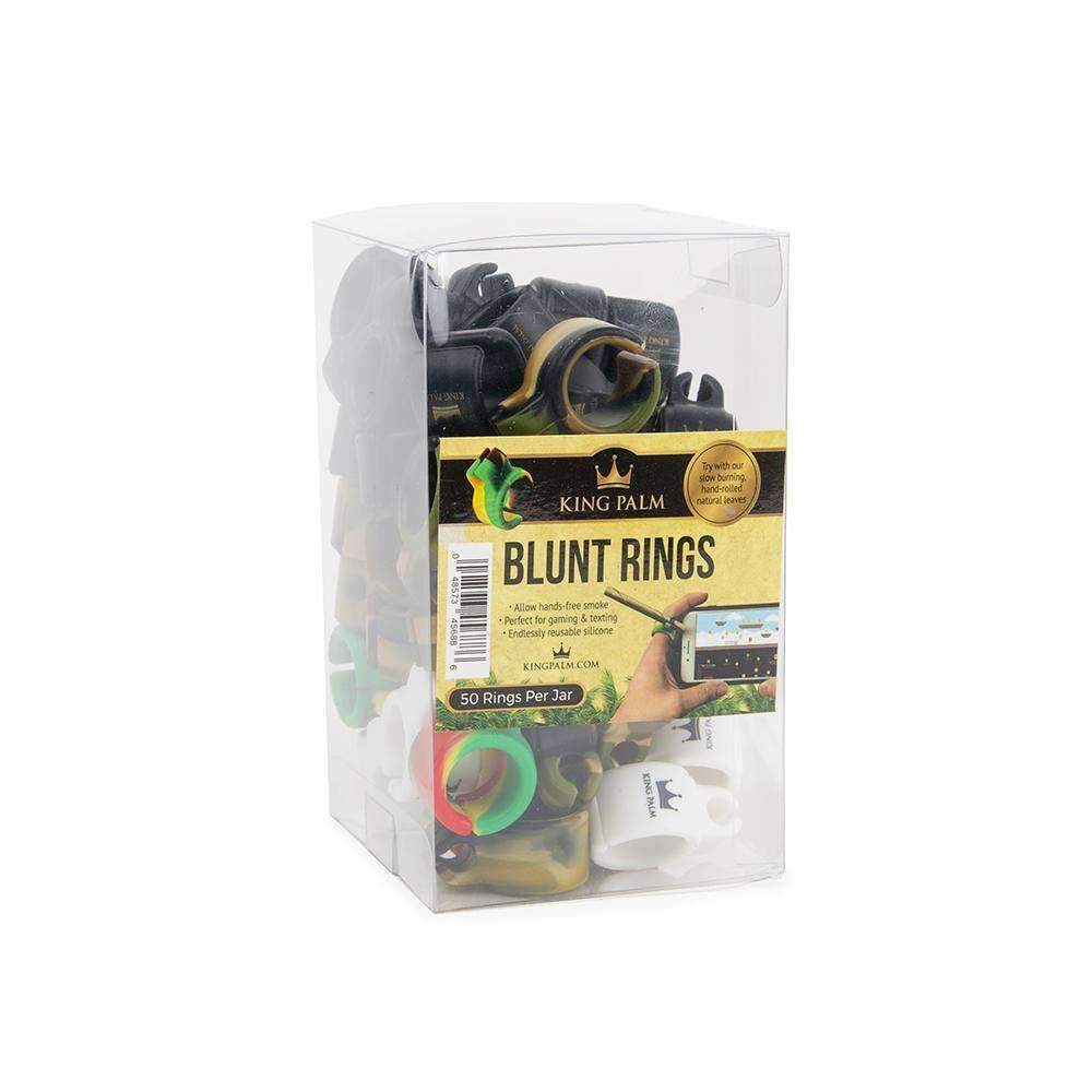 KING PALM SILICONE BLUNT RINGS 50CT