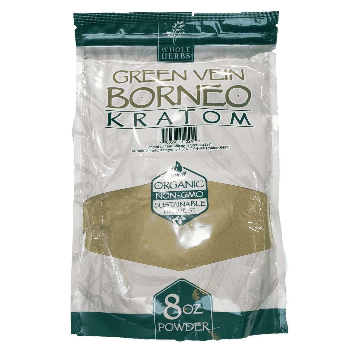 Whole Herbs 8oz Kratom Powder
