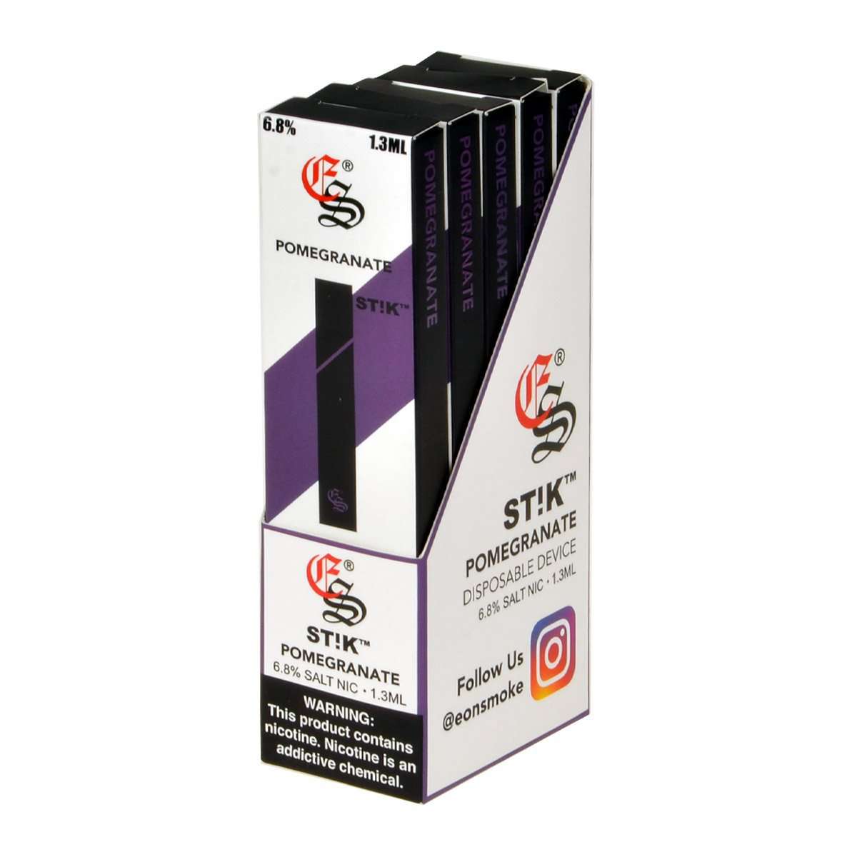 EonSmoke ST!CK DISPOSABLE VAPE 5CT EonSmoke ST!CK DISPOSABLE VAPE 5CT