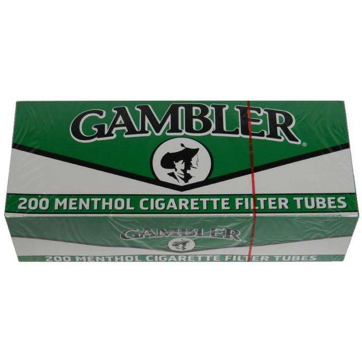 Tube Cut by Gambler Menthol 100's Tubes 