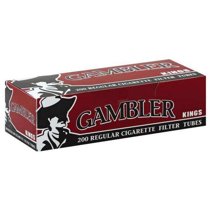 Gambler Tube Cut Filter Tubes King Size Menthol 5 Cartons of 200