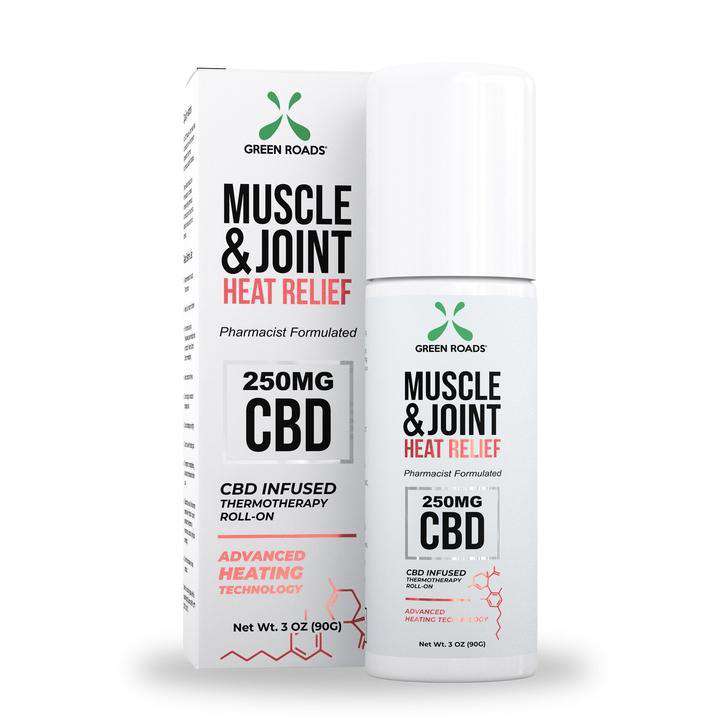 Green Roads Muscle & Joint Heat Relief Roll on
