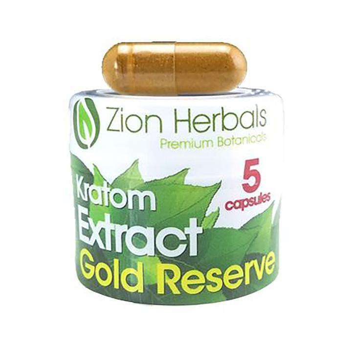 Zion Herbals 5 Capsules Gold Reserve Extract