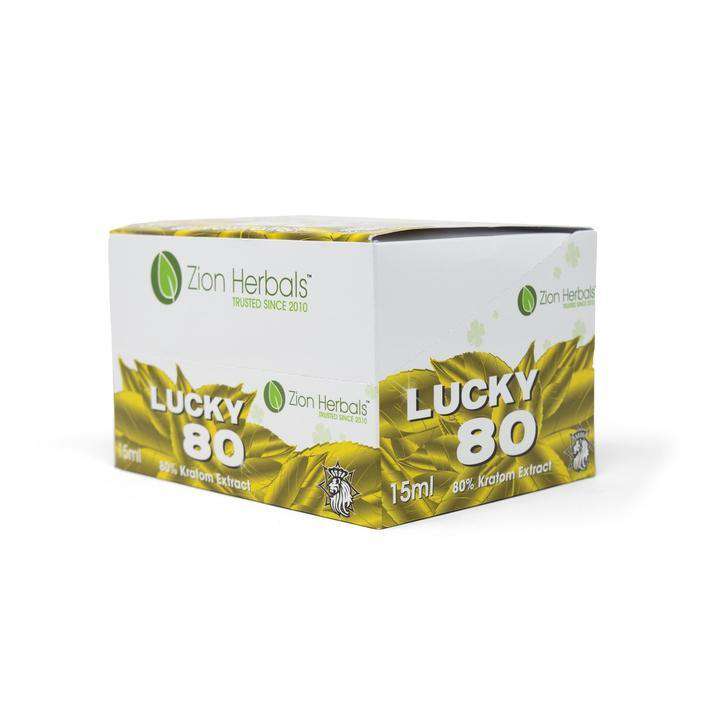 ZION HERBALS LUCKY 80 20 CT BOX